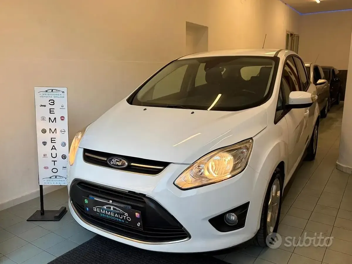 Usata Ford C-MAX 116 CV (85 kW) 2013 Bianco Monovolume