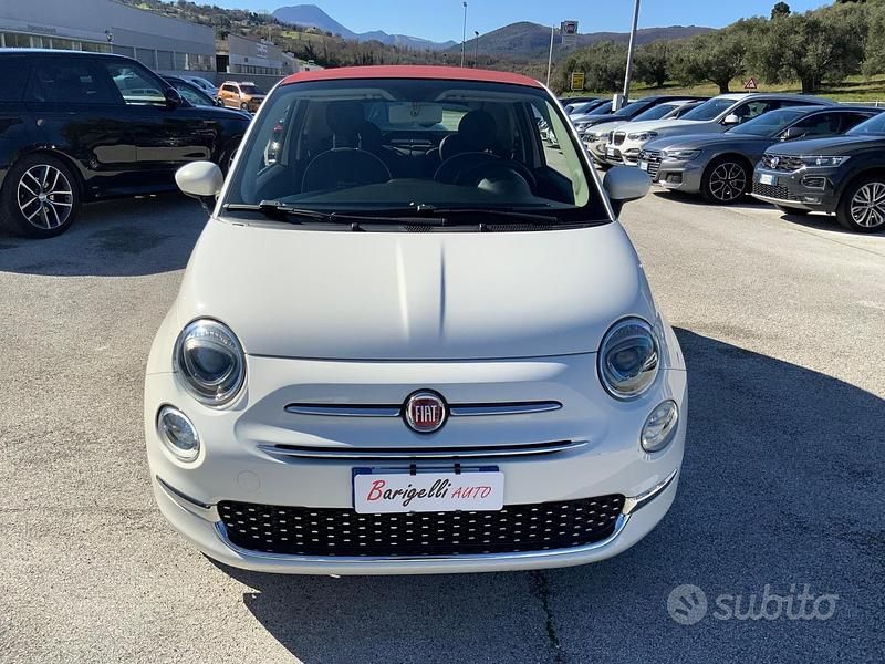 Usata Fiat 500C Lounge 69 CV (50 kW) 2018 Bianco Cabrio