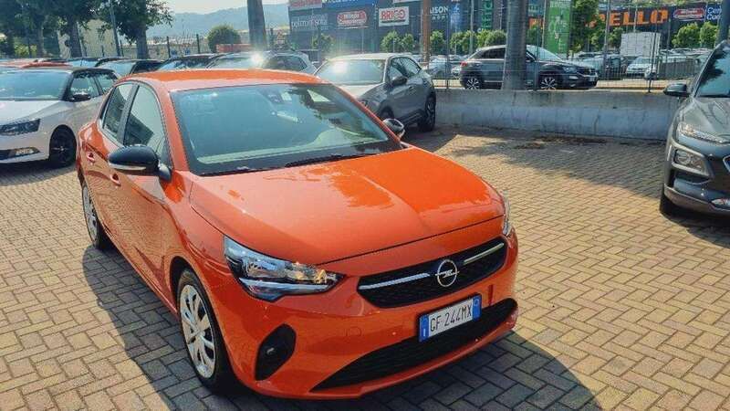 Usata Opel Corsa Edition 102 CV (75 kW) 2021 Arancione Berlina