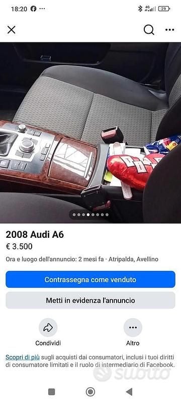 Usata Audi A6 140 CV (102 kW) 2008 Station wagon