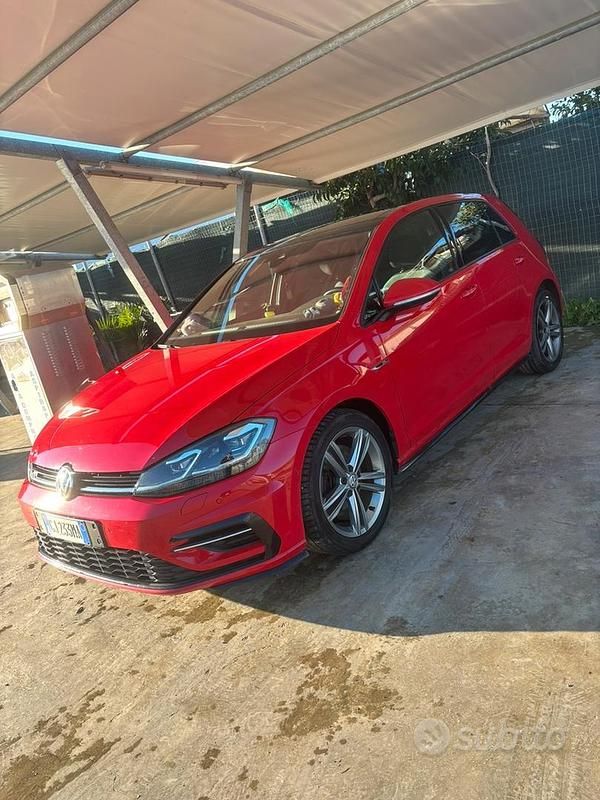 Usata VW Golf VII 2018 Rosso Berlina