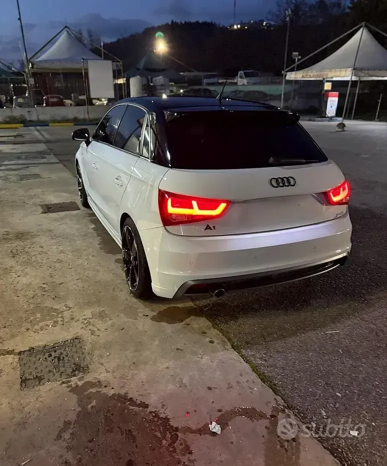 Usata Audi A1 S-Line 90 CV (66 kW) 2014 Bianco Utilitaria