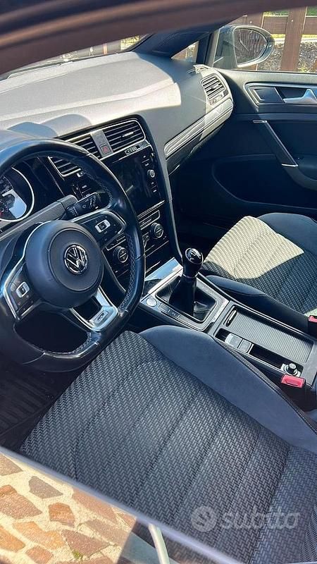 Usata VW Golf VII R-line 2019 Nero Berlina