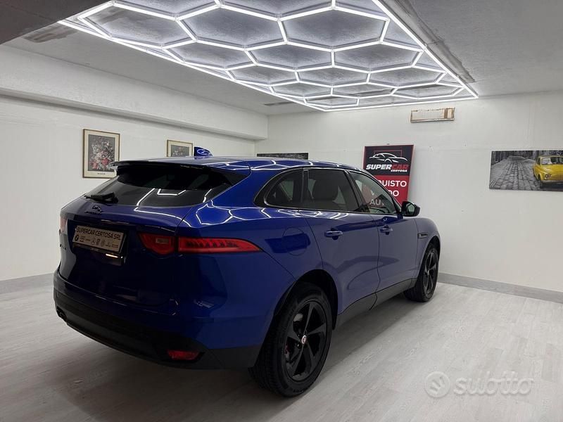 Usata Jaguar F-Pace Portfolio 180 CV (132 kW) 2018 Blu SUV
