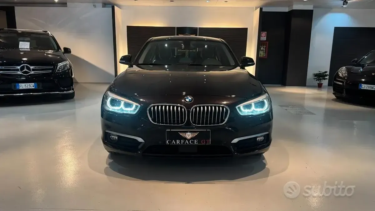 Usata BMW 116 Advantage 116 CV (85 kW) 2017 Marrone Utilitaria