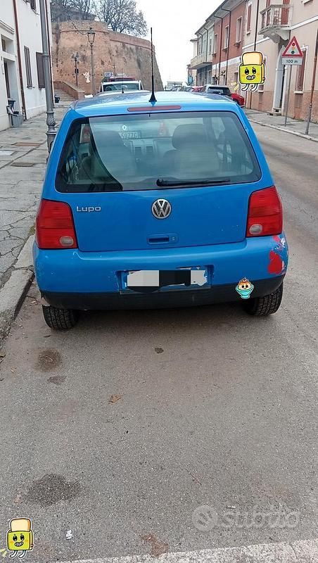 Usata VW Lupo 50 CV (36 kW) 1999 Blu Utilitaria