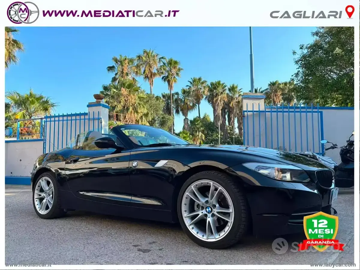 Usata BMW Z4 184 CV (135 kW) 2014 Nero Cabrio