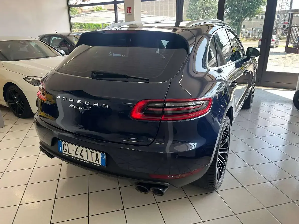Usata Porsche Macan 250 CV (183 kW) 2016 Blu/azzurro SUV