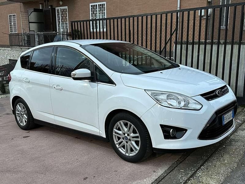 Usata Ford C-MAX Titanium 120 CV (88 kW) 2014 Bianco Monovolume