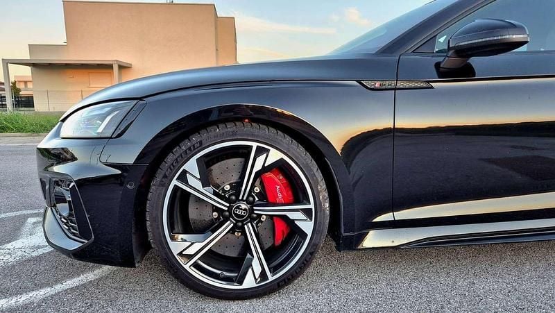 Usata Audi RS5 Sportback Ambiente 450 CV (330 kW) 2021 Nero Berlina