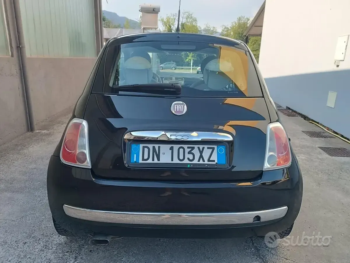 Usata Fiat 500 101 CV (74 kW) 2008 Nero Utilitaria