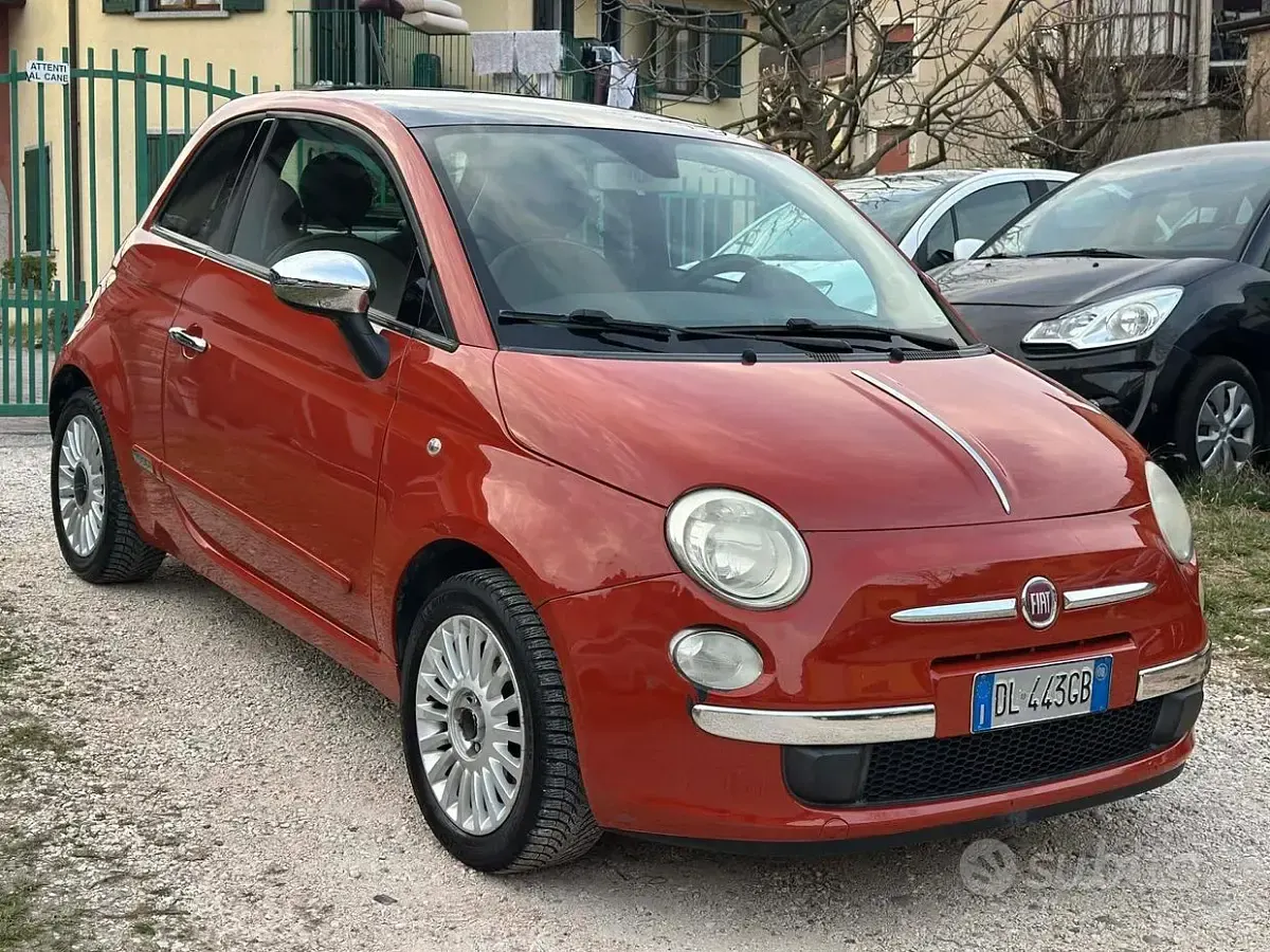 Usata Fiat 500 Sport 101 CV (74 kW) 2007 Arancione Berlina