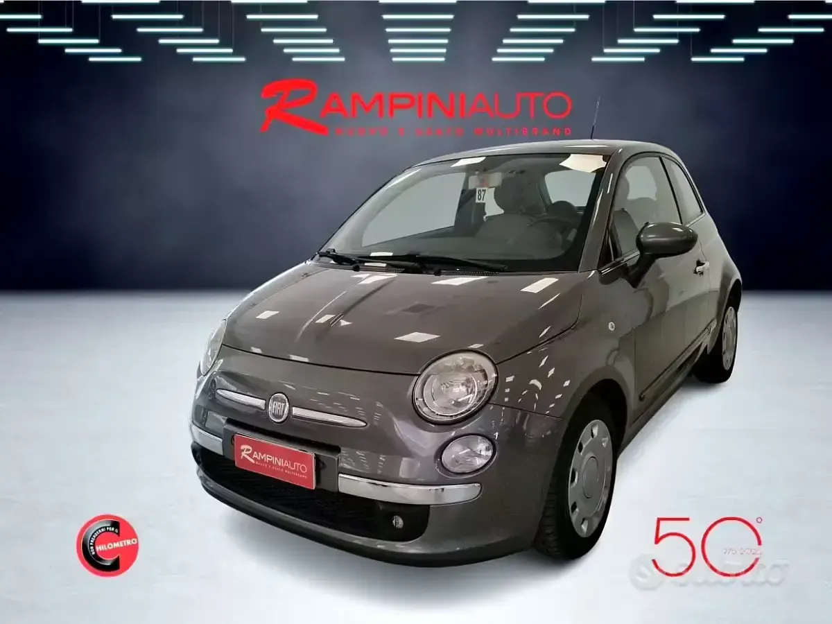 Usata Fiat 500 Lounge 95 CV (69 kW) 2011 Grigio Utilitaria