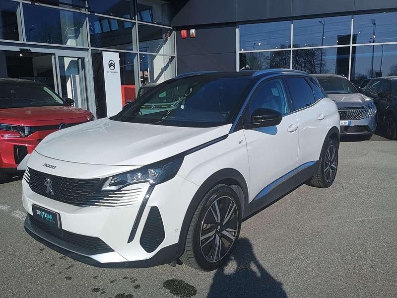Usata Peugeot 3008 GT 131 CV (96 kW) 2023 Bianco okenite/tetto nero SUV