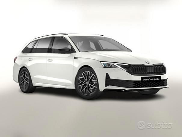 Nuova Skoda Octavia SportLine 150 CV (110 kW) 2025 Verde Station wagon