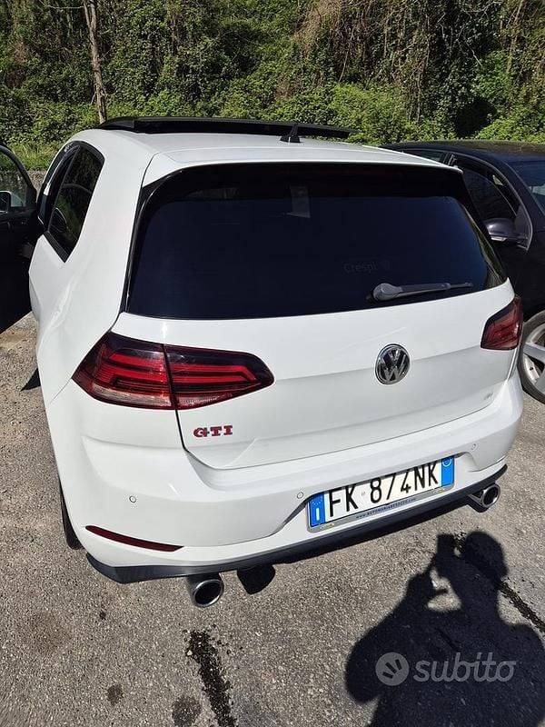 Usata VW Golf VII GTI 245 CV (180 kW) 2017 Bianco Berlina