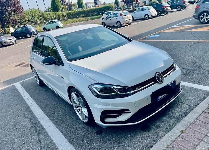 Usata VW Golf VII R-line 2018 Bianco Berlina