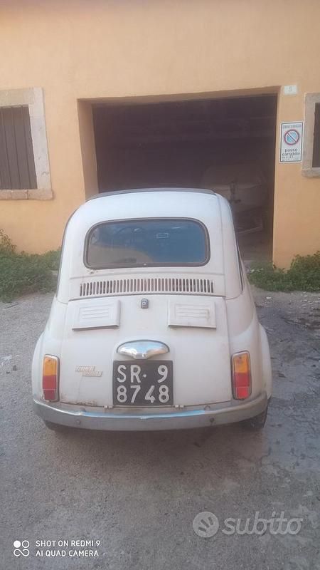 Usata Fiat 500 1970 Bianco Utilitaria