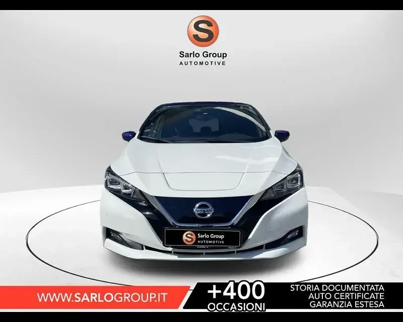 Usata Nissan Leaf Acenta 89 kW (122 CV) 2020 Bianco Utilitaria