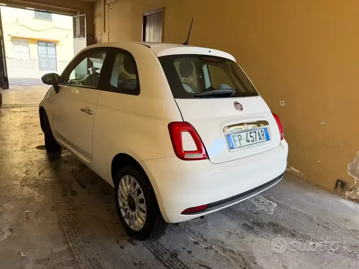 Usata Fiat 500 69 CV (50 kW) 2018 Bianco Utilitaria