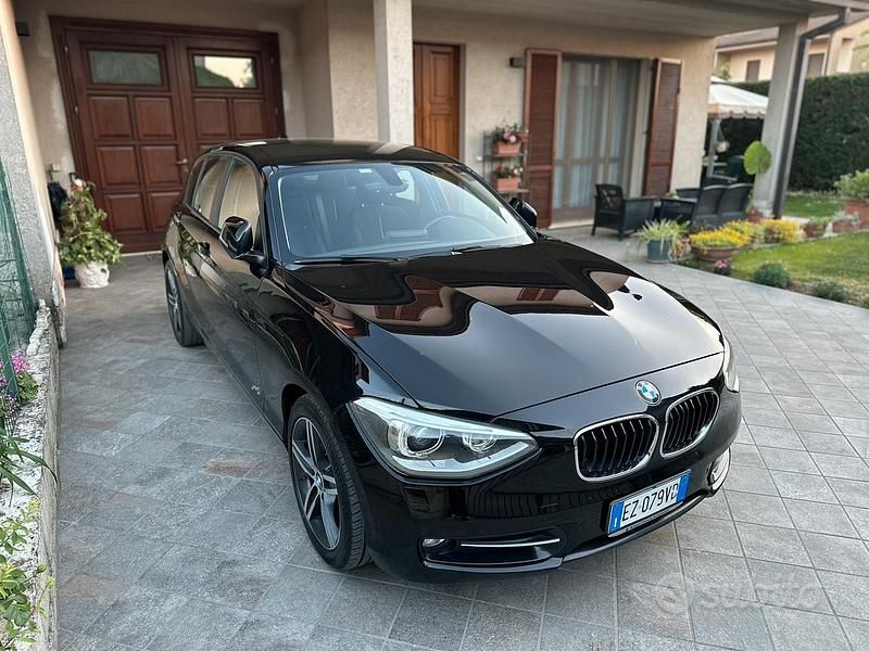 Usata BMW 118 Efficient Dynamics 150 CV (110 kW) 2015 Nero Utilitaria