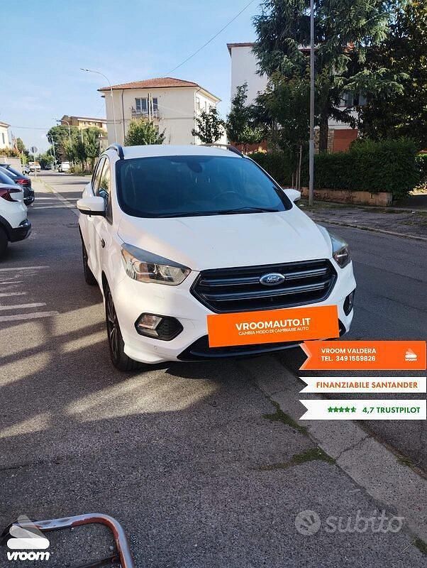 Usata Ford Kuga S 150 CV (110 kW) 2017 Bianco SUV