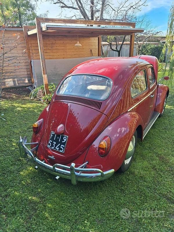 Usata VW Beetle 1960 Rosso Utilitaria