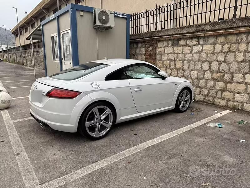 Usata Audi TT S-Line 184 CV (135 kW) 2015 Bianco Coupé