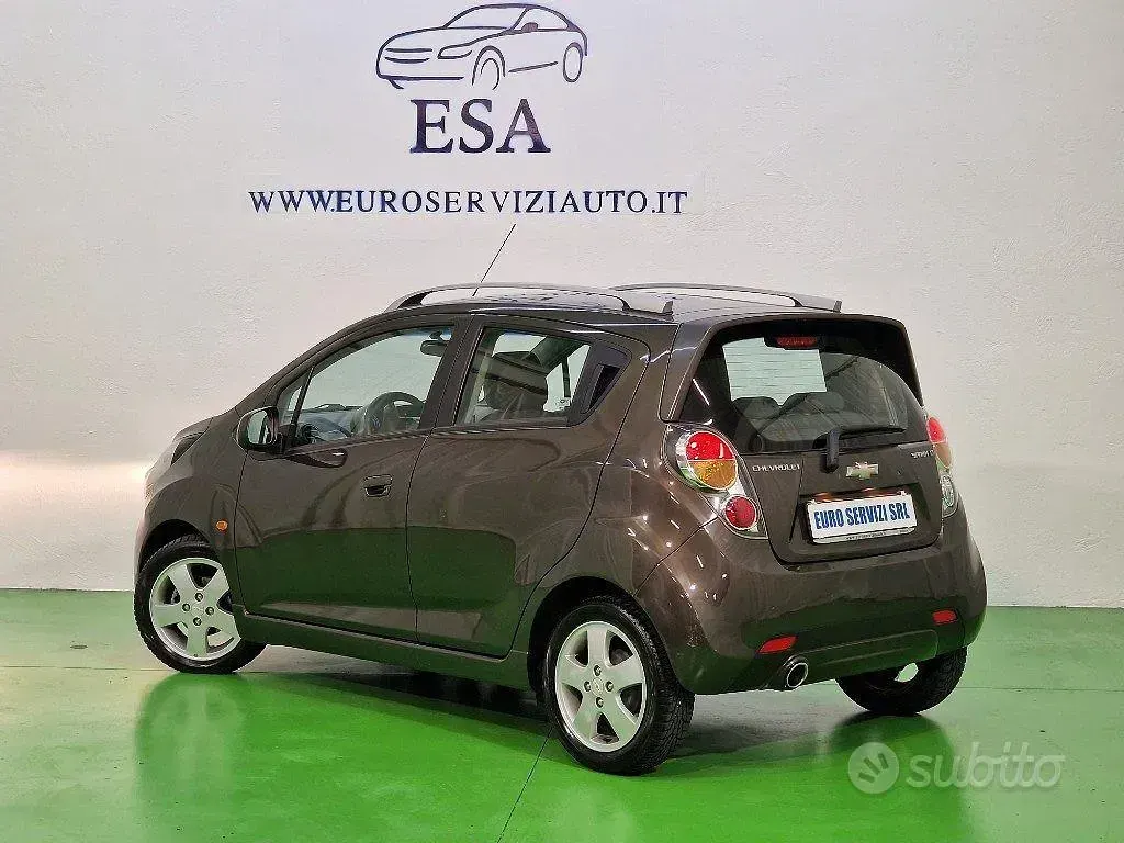 Usata Chevrolet Spark LT 82 CV (60 kW) 2011 Marrone Utilitaria