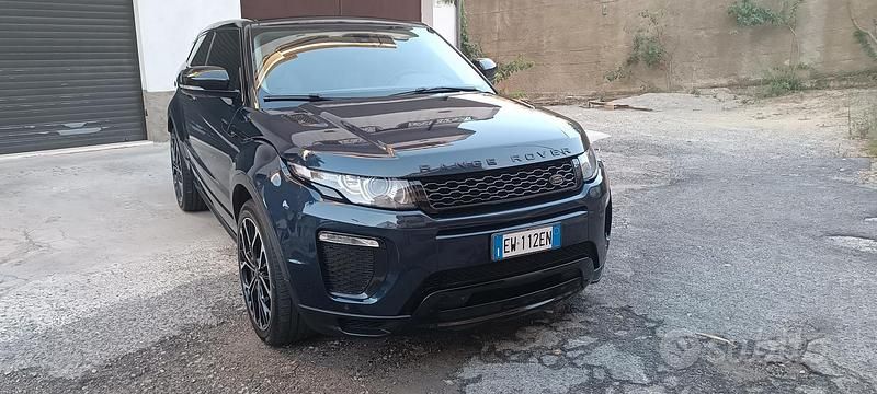 Usata Land Rover Range Rover evoque 190 CV (139 kW) 2015 Blu Coupé