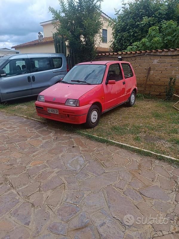 Usata Fiat 500 1996 Rosso Utilitaria
