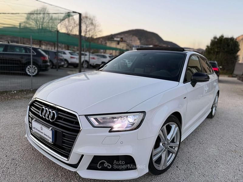 Usata Audi A3 Sport 184 CV (135 kW) 2017 Bianco Berlina
