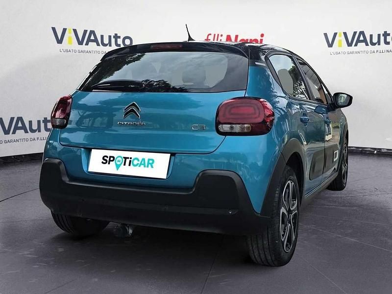 Usata Citroën C3 Feel 83 CV (61 kW) 2022 Blu Utilitaria