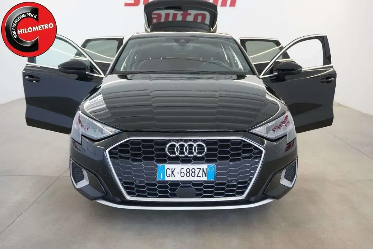 Usata Audi A3 Advanced 150 CV (110 kW) 2022 Nero Berlina