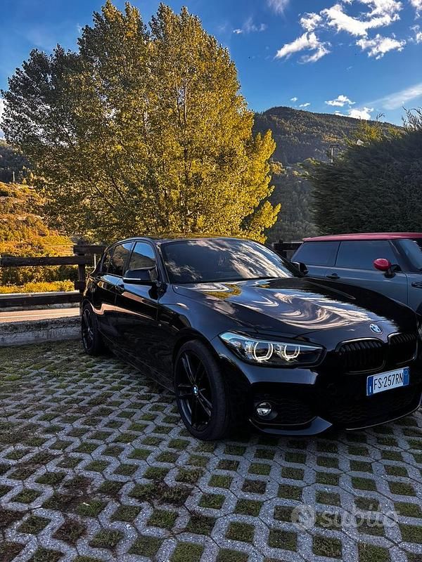 Usata BMW 116 M Sport 116 CV (85 kW) 2018 Nero Utilitaria