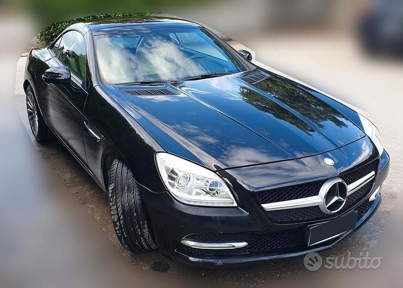 Usata Mercedes SLK200 185 CV (136 kW) 2011 Nero Cabrio