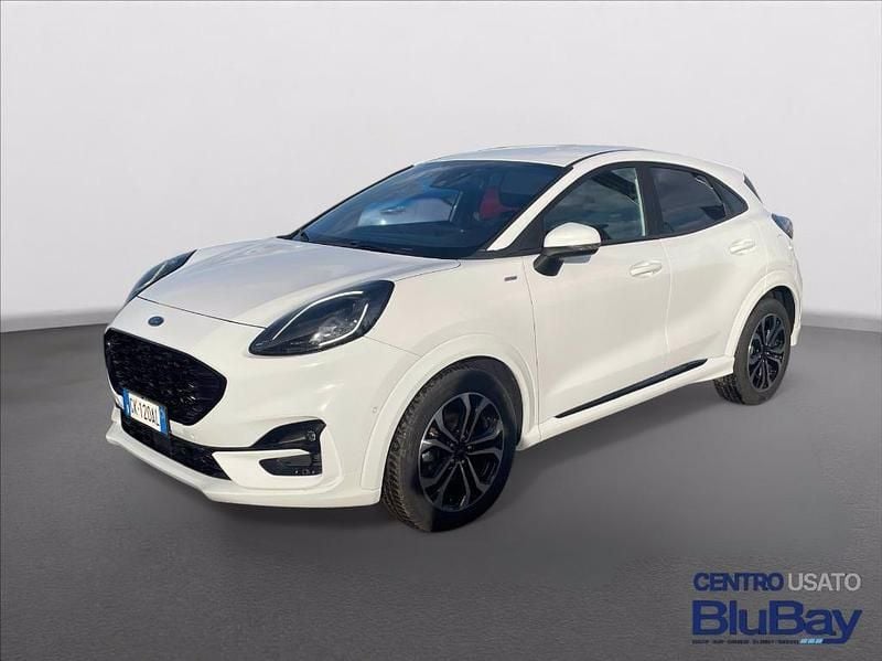 Frozen white Usata 2022 Ford Puma ST-Line SUV | 17.900 € (Buon prezzo) - Immagine 1/4