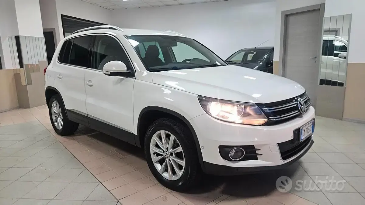 Usata VW Tiguan S 140 CV (102 kW) 2012 Bianco SUV