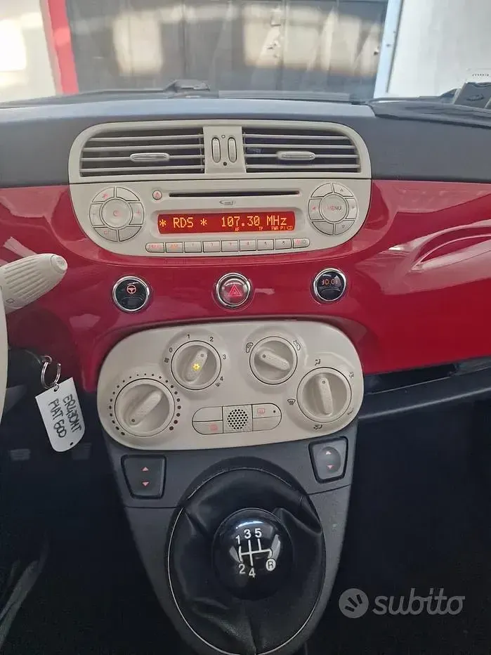 Usata Fiat 500 69 CV (50 kW) 2013 Rosso Berlina