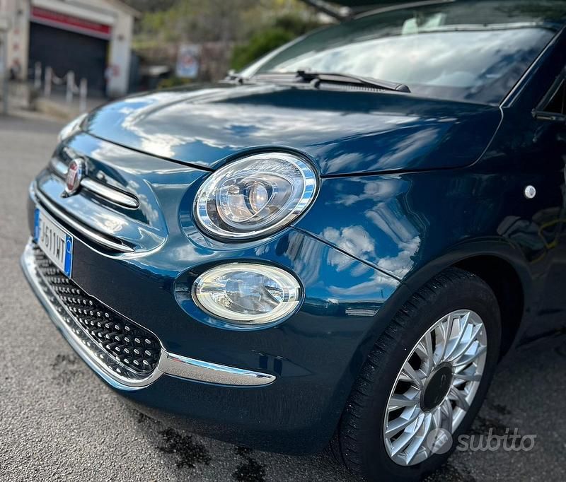 Usata Fiat 500 Lounge 69 CV (50 kW) 2017 Blu Berlina