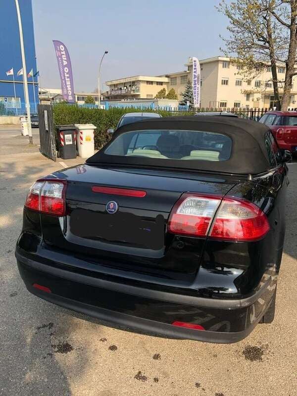 Usata Saab 9-3 Cabriolet Anniversary 150 CV (110 kW) 2007 Nero Cabrio