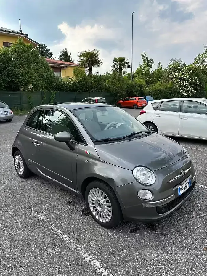 Usata Fiat 500 69 CV (50 kW) 2009 Grigio Cabrio