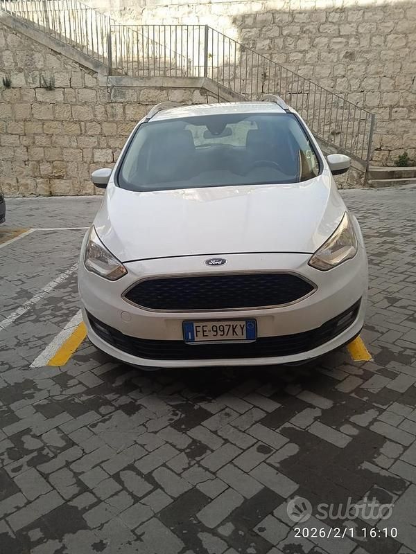 Usata Ford C-MAX Titanium S 120 CV (88 kW) 2016 Bianco Monovolume