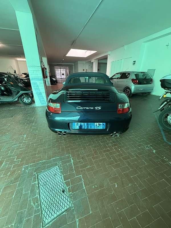 Usata Porsche 911 Carrera 4S Cabriolet 355 CV (261 kW) 2006 Blu Cabrio