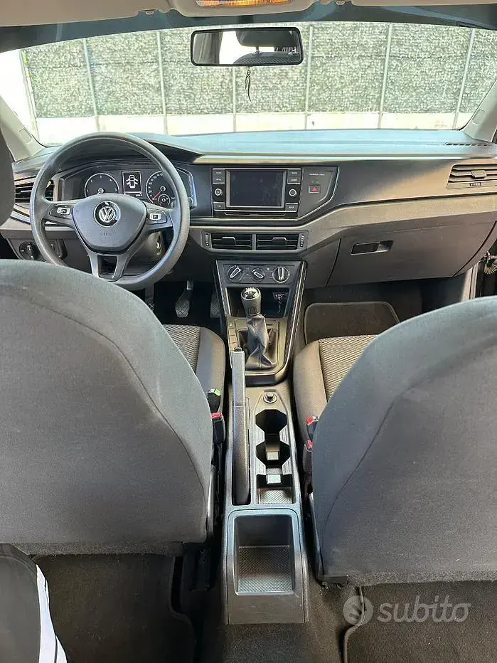 Usata VW Polo Comfortline 80 CV (58 kW) 2018 Nero Utilitaria