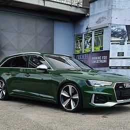 Usata Audi RS4 450 CV (330 kW) 2018 Verde Station wagon