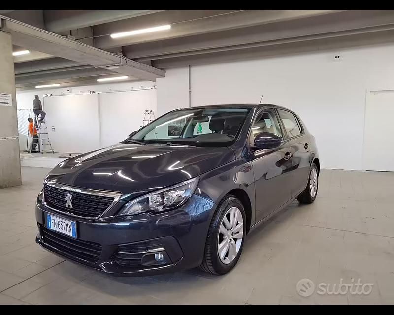 Usata Peugeot 308 Business-Line 99 CV (72 kW) 2018 Blu Berlina