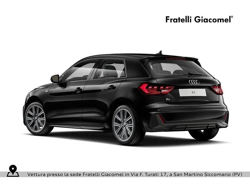 Usata Audi A1 Sportback S-Line 116 CV (85 kW) 2025 Nero mito metallizzato Utilitaria