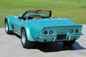 Usata Chevrolet Corvette Stingray 258 CV (189 kW) 1972 Blu Cabrio