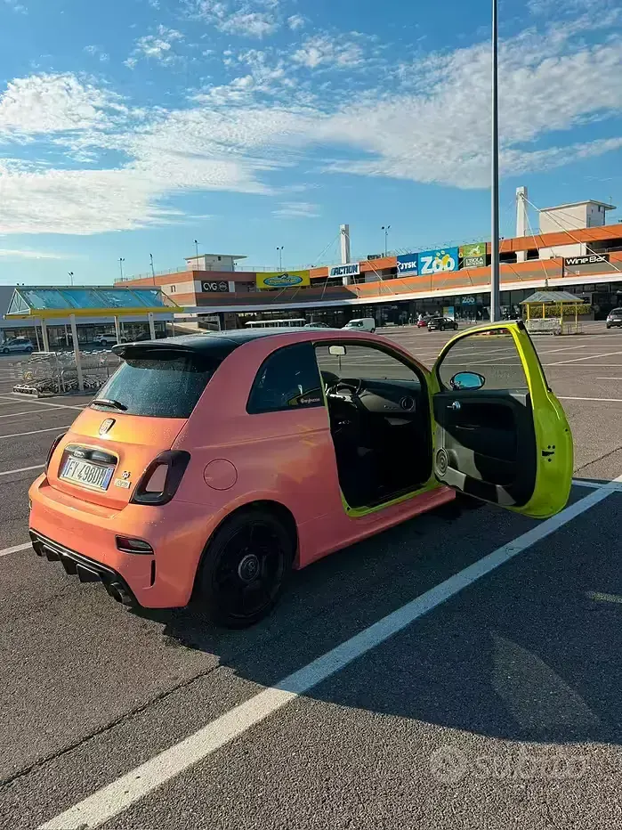 Usata Abarth 595 Pista 160 CV (117 kW) 2019 Arancione Berlina